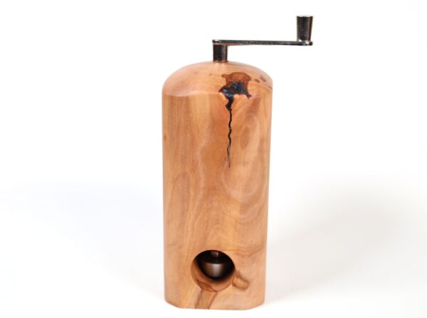 Exklusive Muskatmühle aus Apfelbaumholz