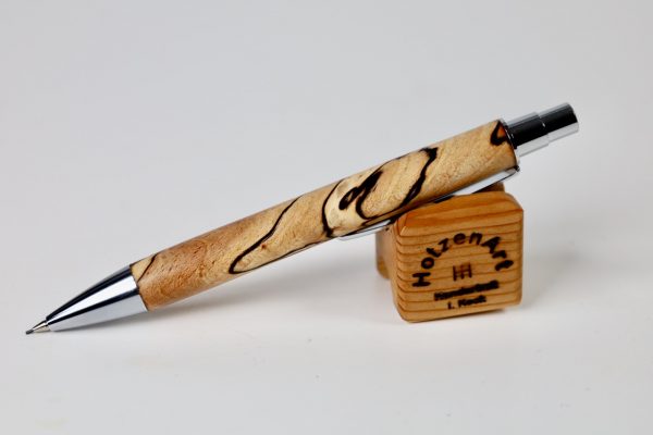 Exklusiver Druckbleistift aus gestockter Buche