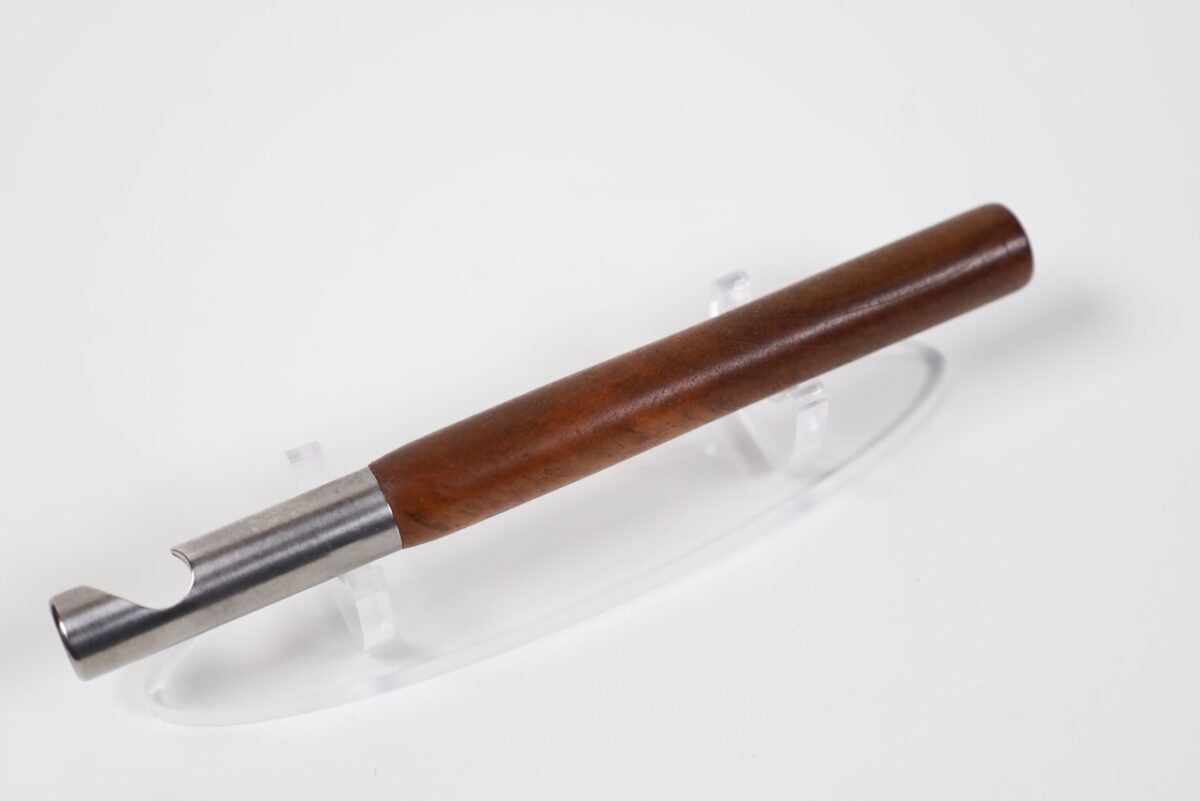 Kapselheber, Flaschenöffner Elegant Nussbaum – Bild 3