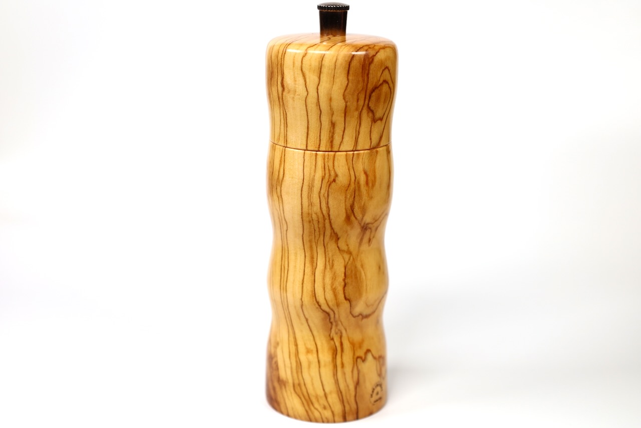 Gewürzmühle Olive Mulden - 6 Gewürzmühle aus Olivenholz