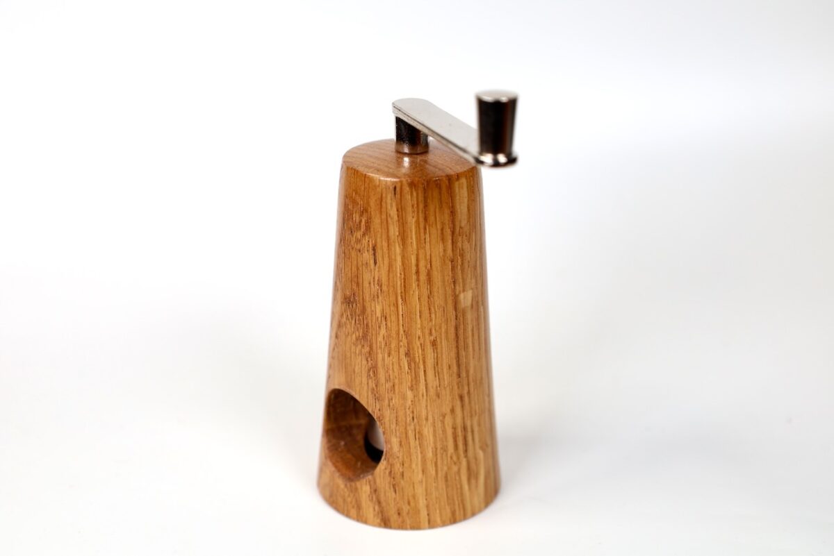 Muskatmühle Eiche Kegel 12cm – Bild 2