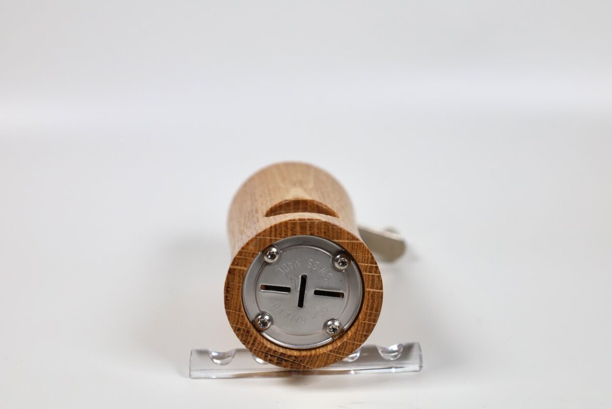 Muskatmühle Eiche tailliert 12cm – Bild 6