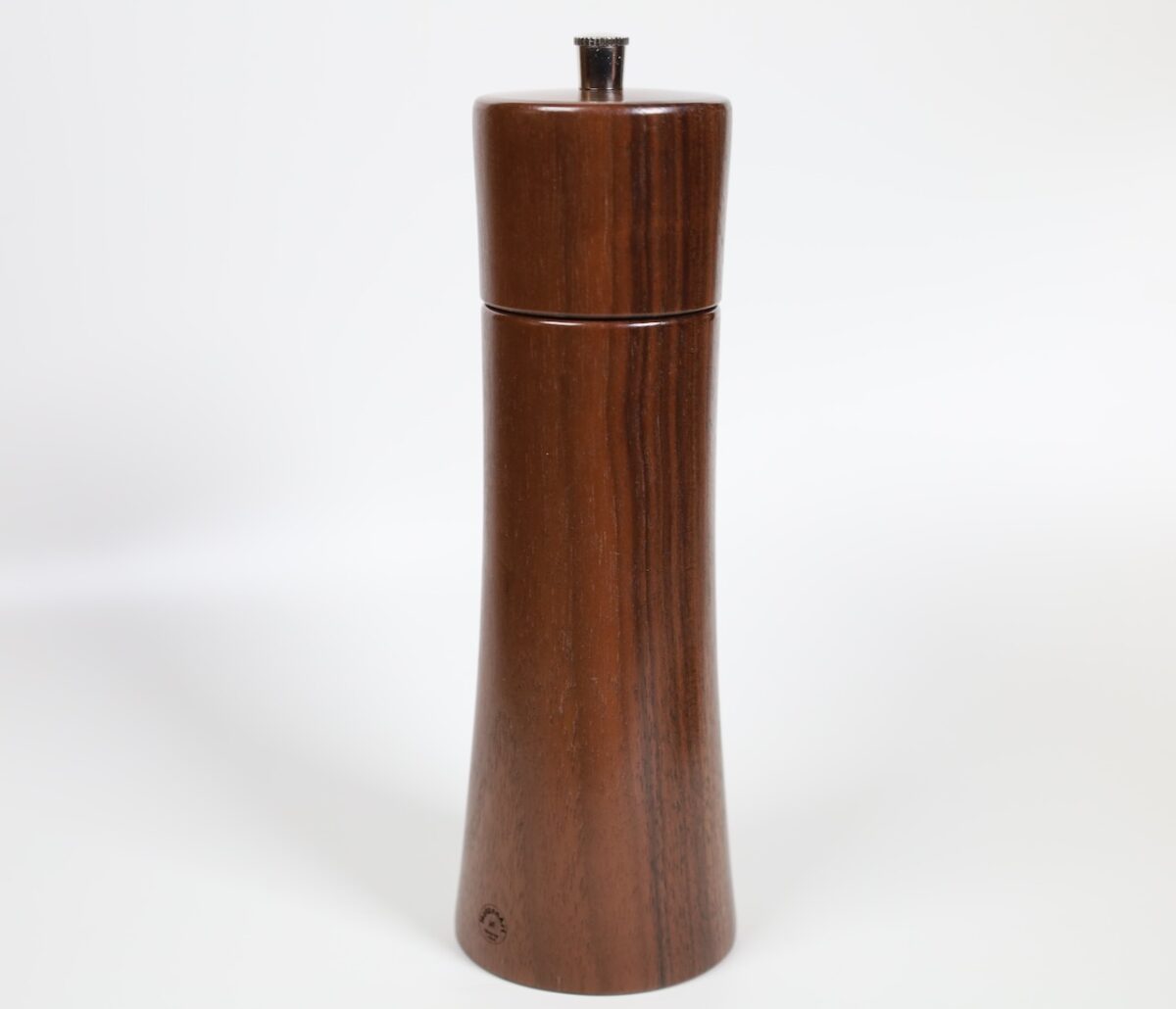 Gewürzmühle Nussbaum tailliert 20cm – Bild 3