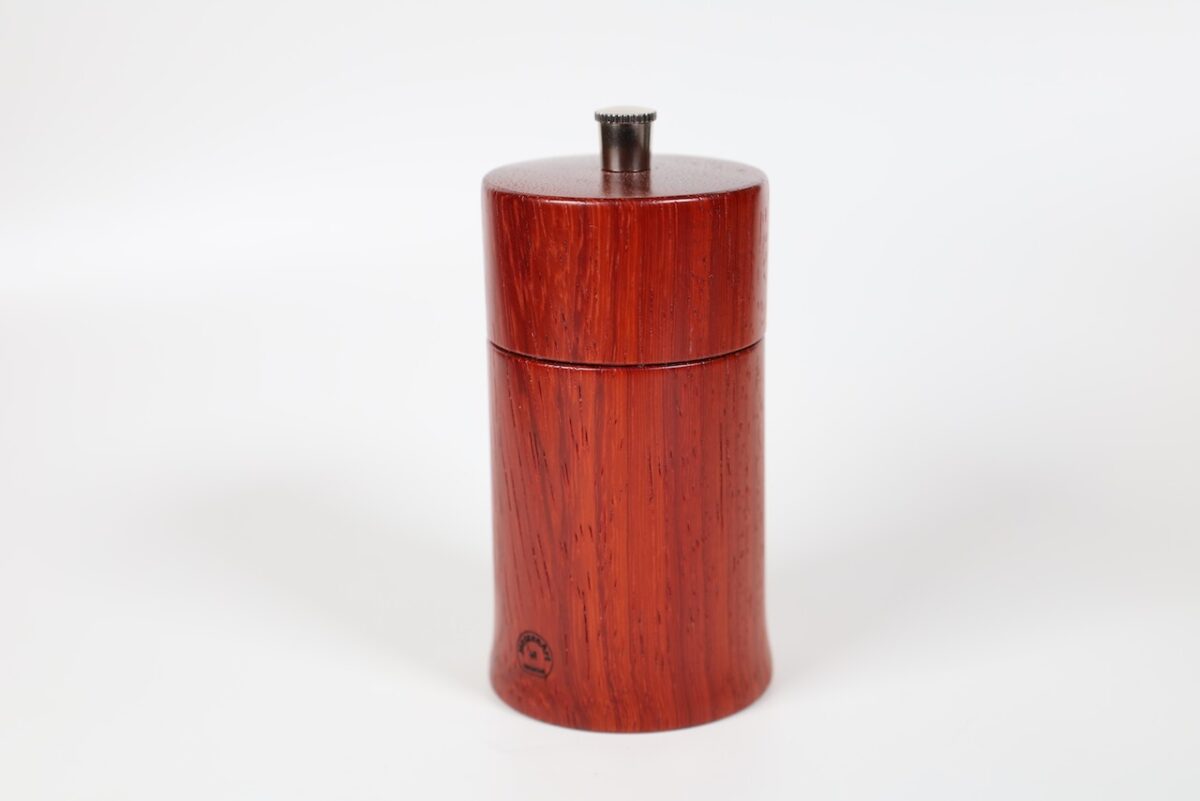 Gewürzmühle Padouk modern 11cm – Bild 3