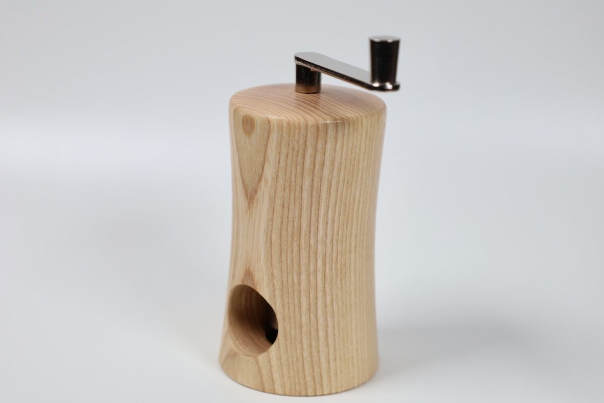 Muskatmühle Esche modern 12cm – Bild 2