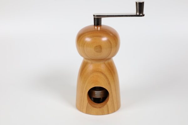 Exklusive Muskatmühle aus Kirschbaumholz mit Schweizer Mahlwerk