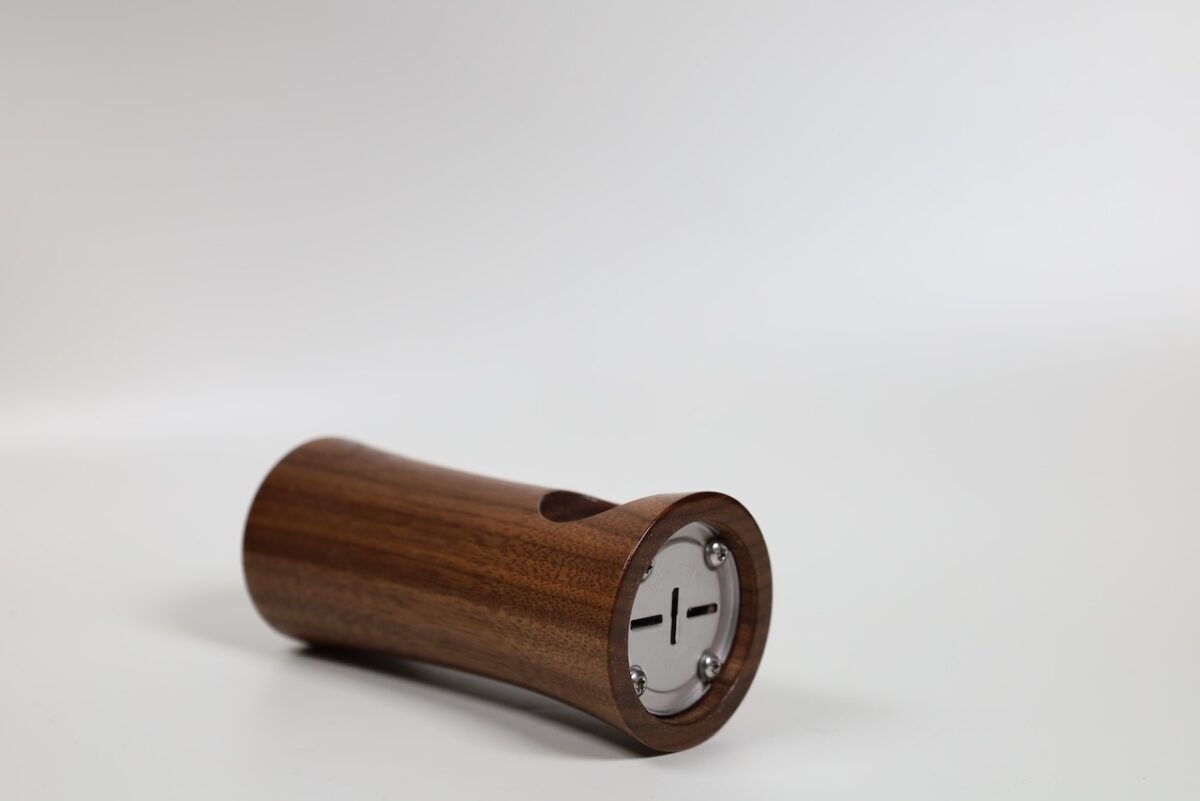 Muskatmühle Nussbaum tailliert 14cm 02 – Bild 5