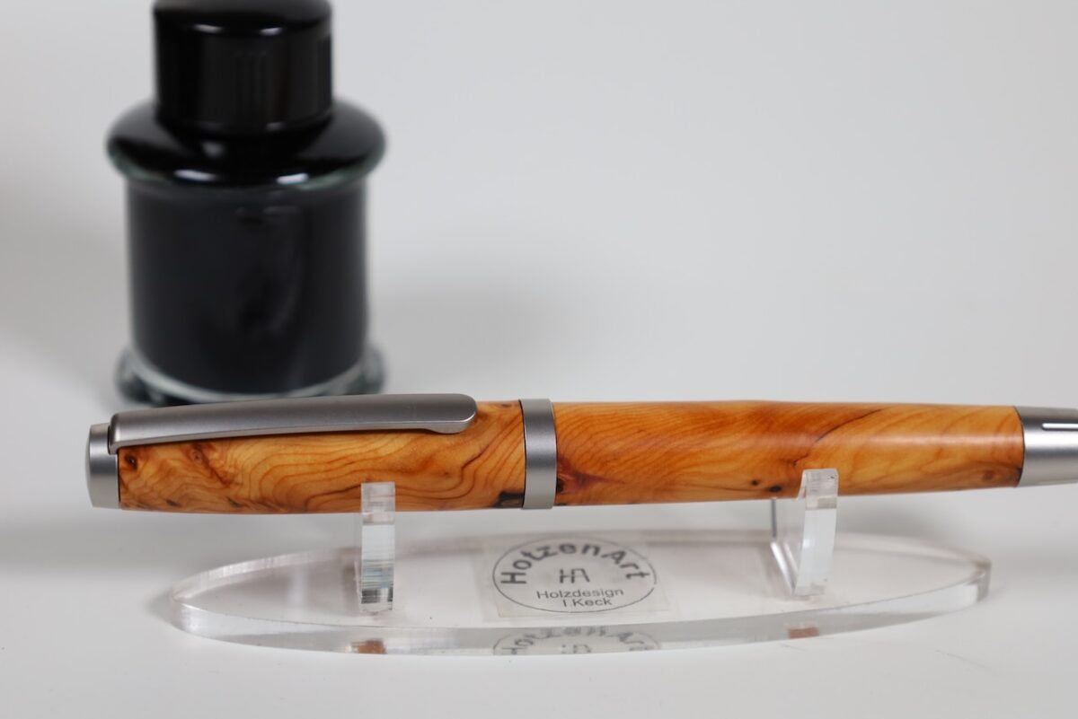 Kolbenfüller Exklusiv Eibe Maserholz – Bild 3