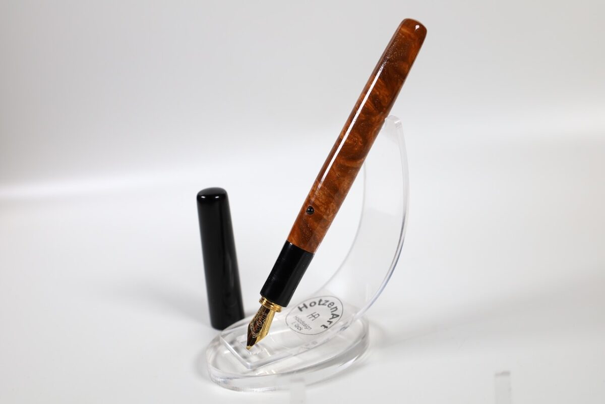 Füller Lignissimum Amboina Maser / Ebonit – Bild 2