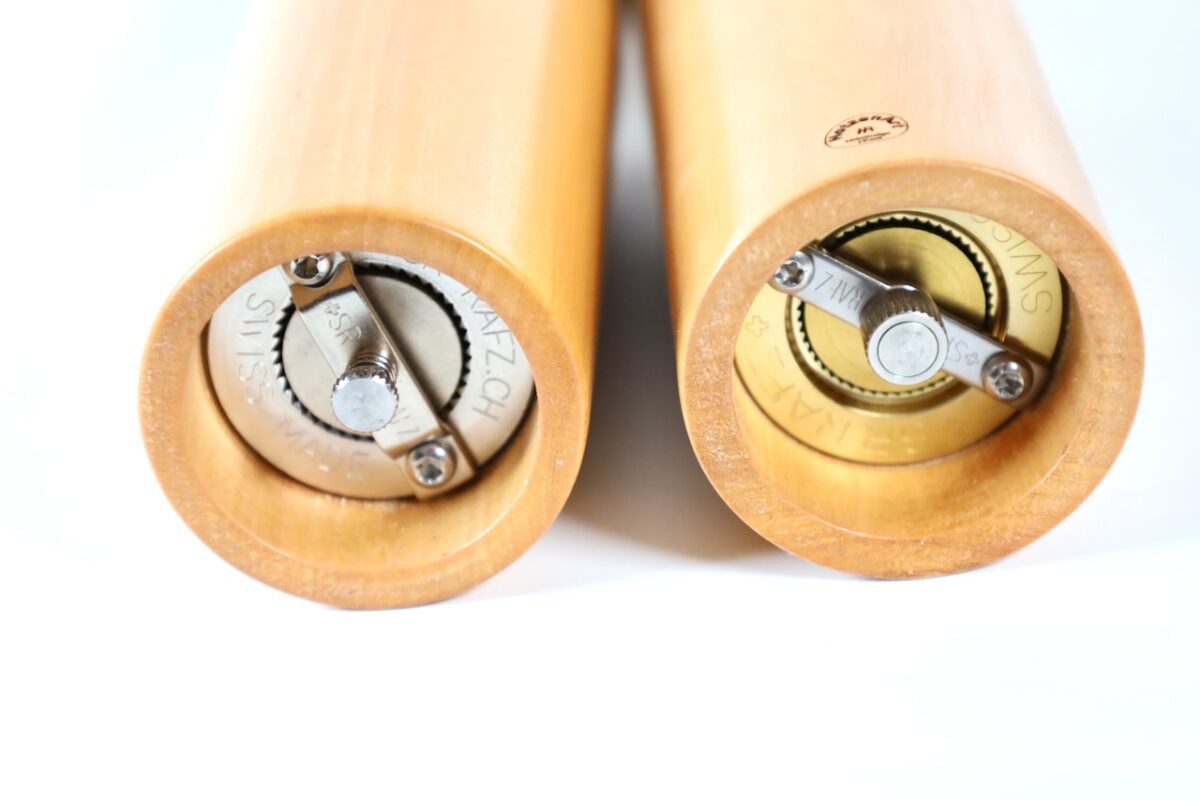 Gewürzmühlenset  Olivenholz ruhig 14cm – Bild 5