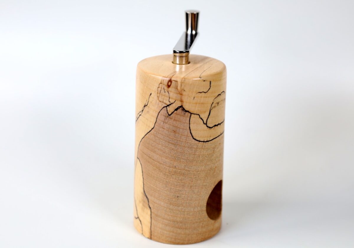 Muskatmühle Buche gestockt 14cm modern – Bild 5