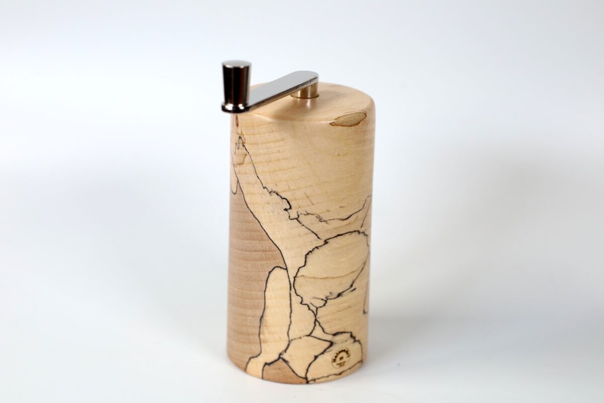 Muskatmühle Buche gestockt 14cm modern – Bild 3