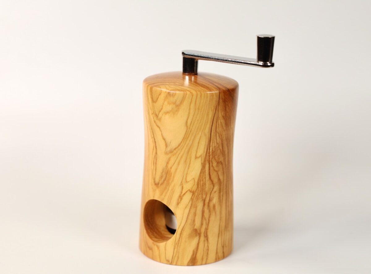 Muskatmühle Olive tailliert 12cm A1 – Bild 2