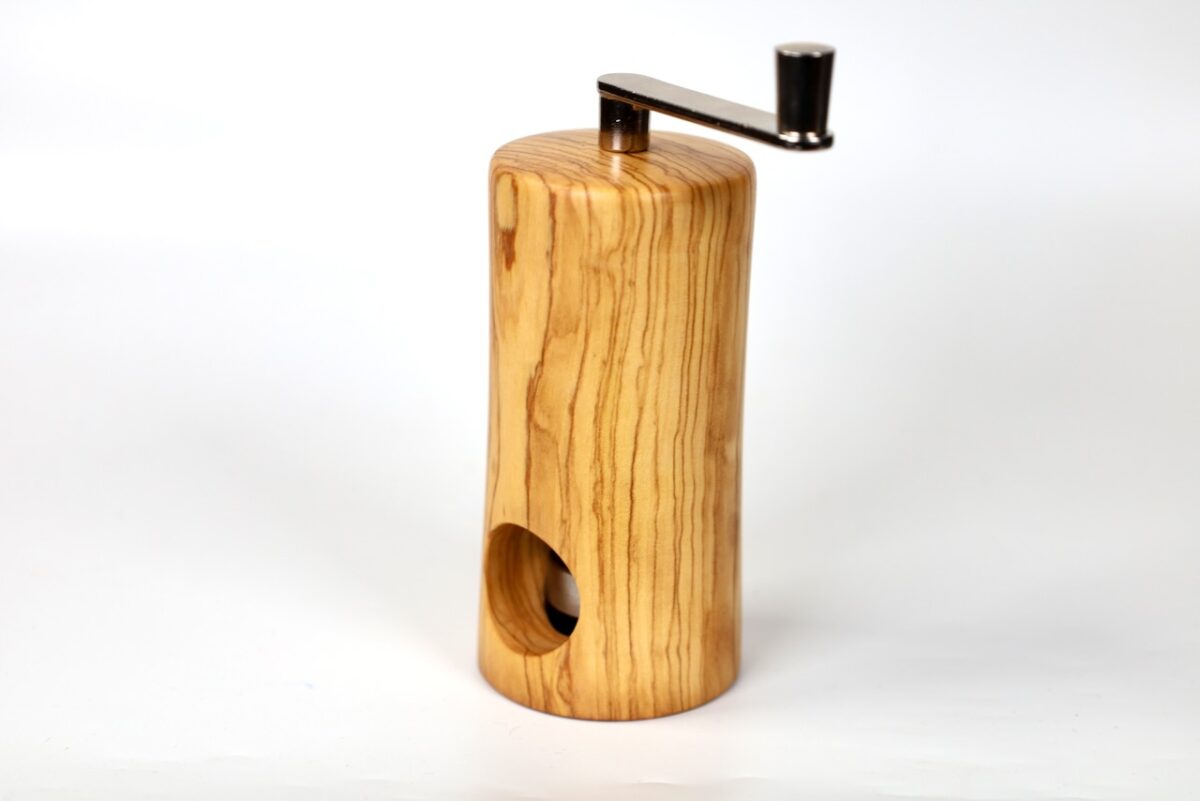 Muskatmühle Olive modern 12cm A1 – Bild 2