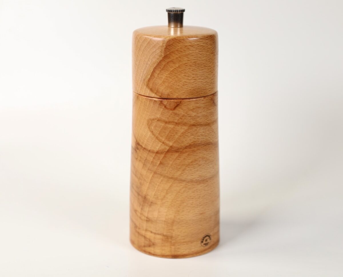 Gewürzmühle Kernbuche Modern 14cm Querholz – Bild 4