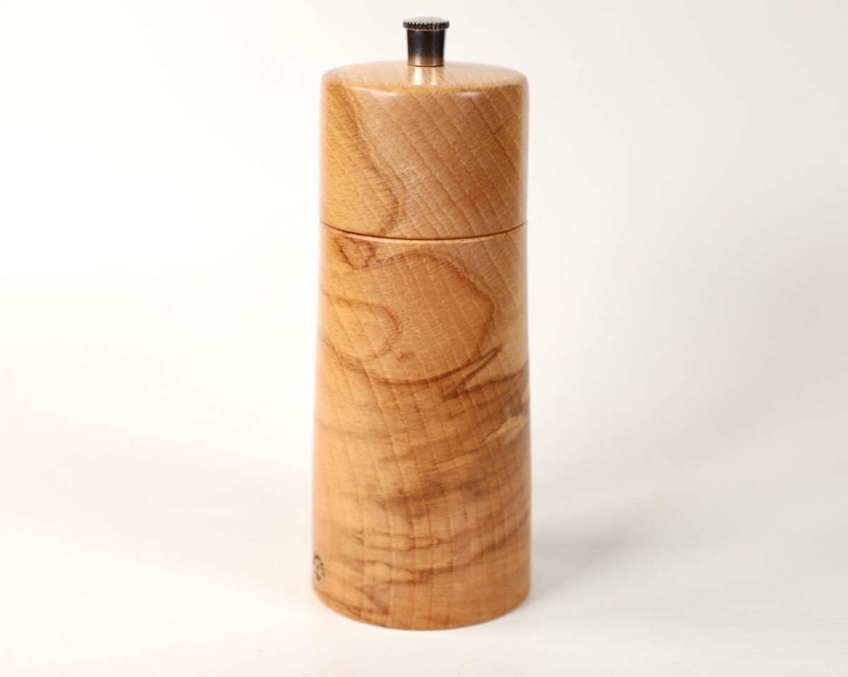 Gewürzmühle Kernbuche Modern 14cm Querholz – Bild 3