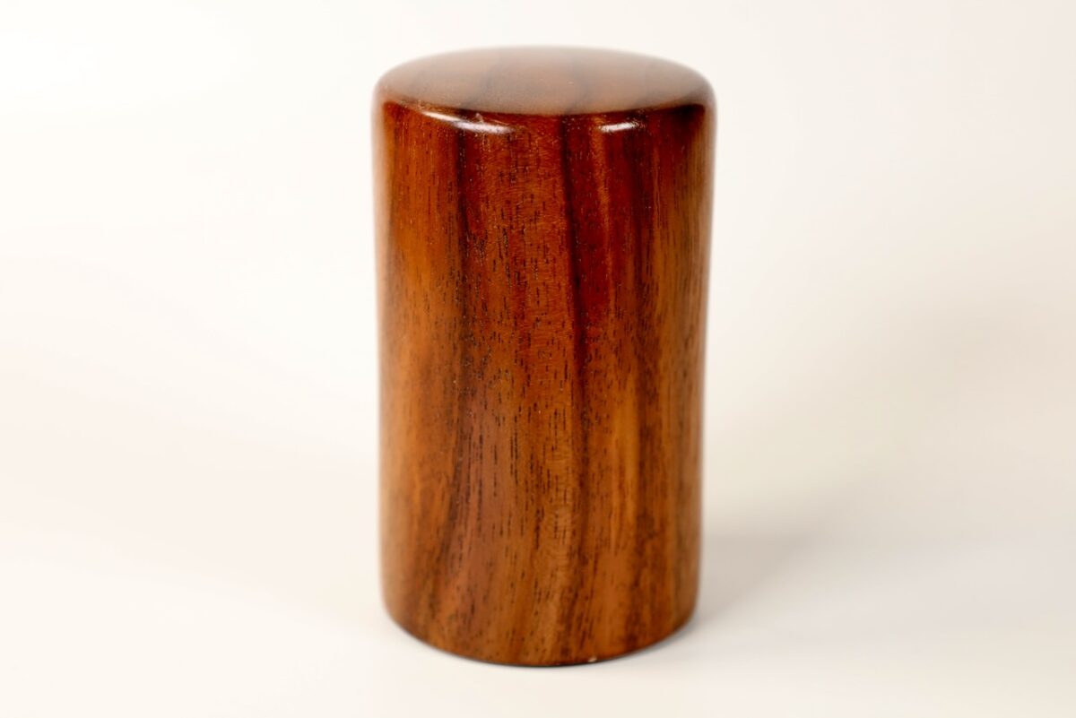 Flaschenöffner Automatik Nussbaum dunkel – Bild 2