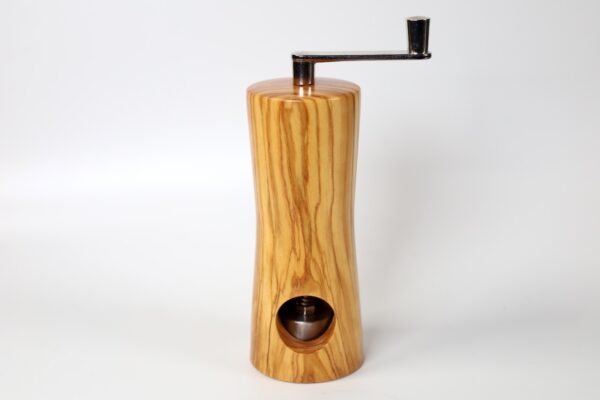 Muskatmühle aus Olivenholz mit Strässler Mahlwerk