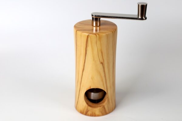 Edle Muskatmühle aus Olivenholz mit Schweizer Mahlwerk