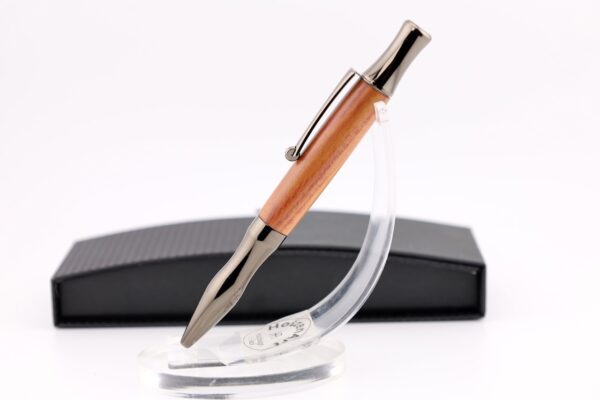 Ergonomischer Kugelschreiber aus Zwetschgenholz