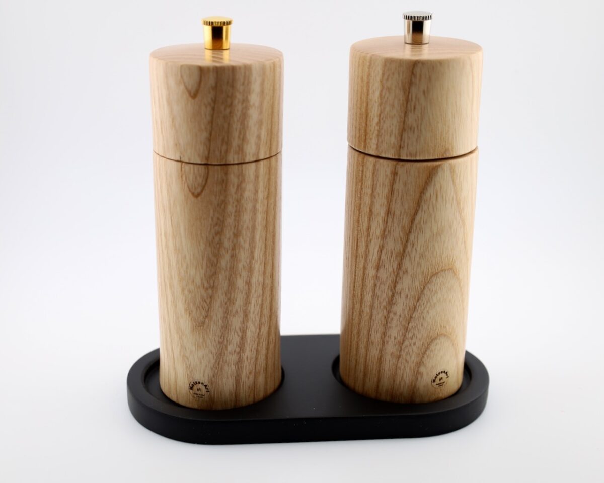 Gewürzmühlenset  Esche modern 14cm – Bild 3
