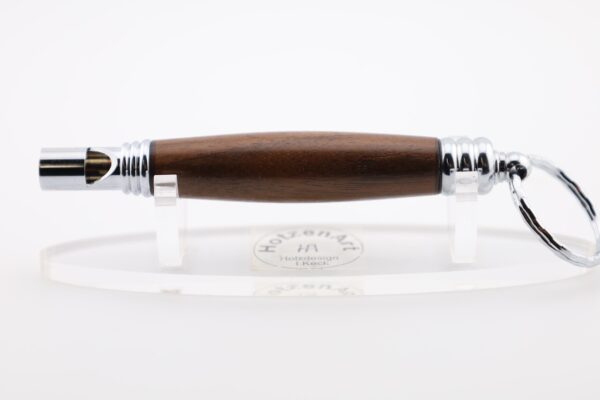 Elegante Hundepfeife aus Nussbaumholz