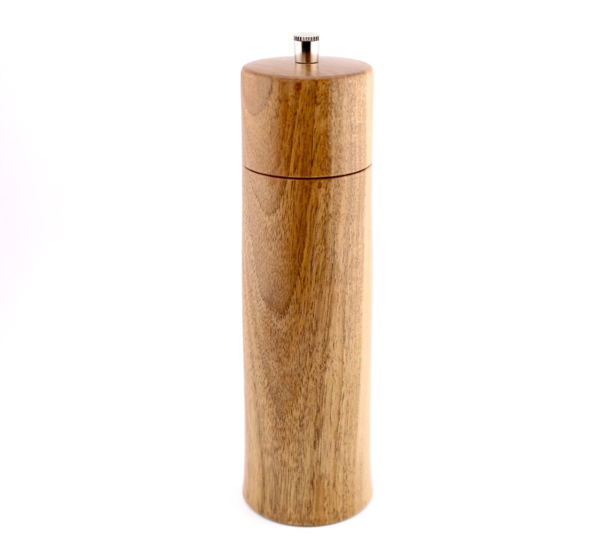 Gewürzmühle aus hellem Nussbaumholz