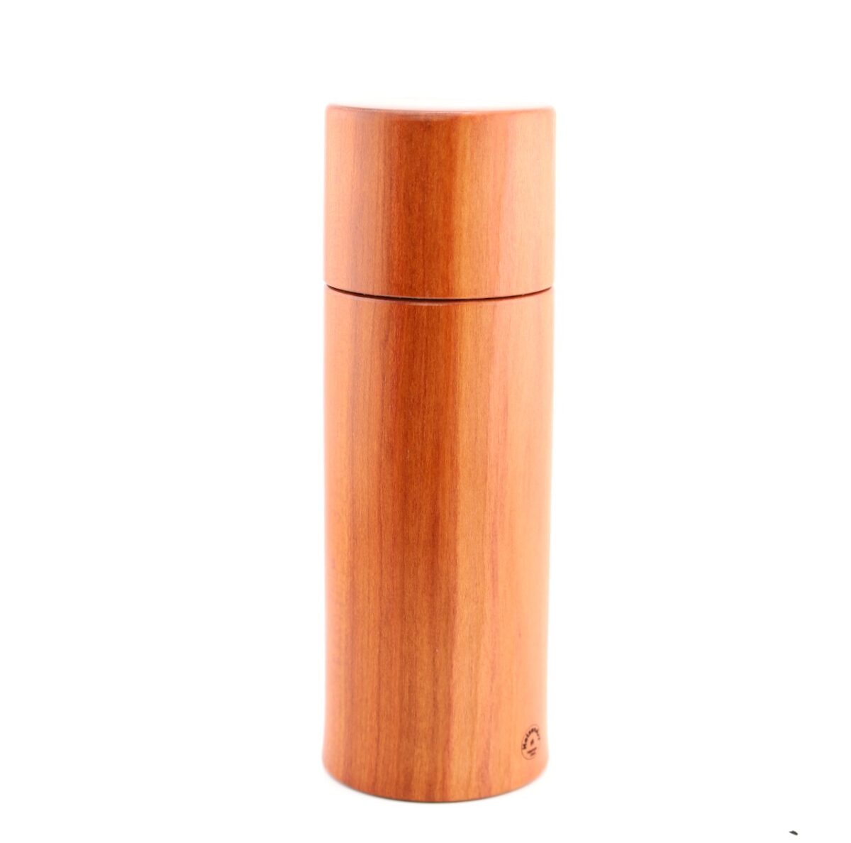 Hochwertige Gewürzmühle aus Zwetschgenholz mit Steckdeckel und Schweizer Edelstahlmahlwerk