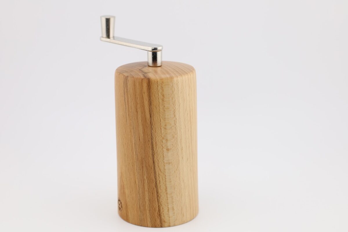 Muskatmühle Kernbuche 12 cm – Kompakt & Elegant