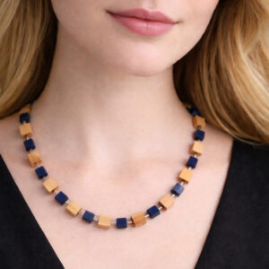 Würfelketten aus Holz – Natürlicher Schmuck mit besonderem Charakter 1