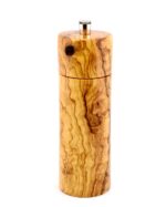 Exklusive Pfeffermühle aus Olivenholz mit Schweizer Edelstahlmahlwerk